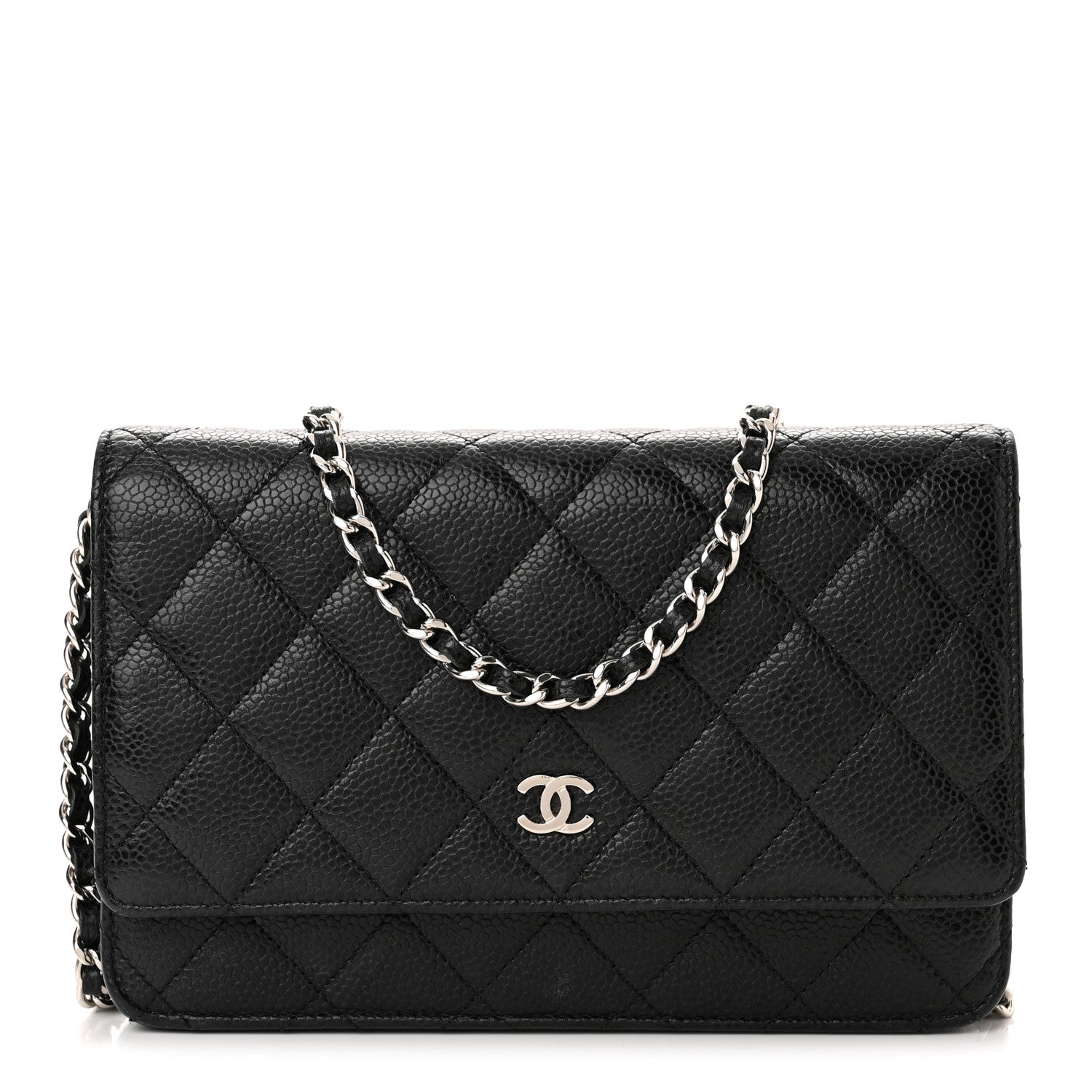 Chanel Caviar Quilted Wallet on Chain WOC Black 1 of 13