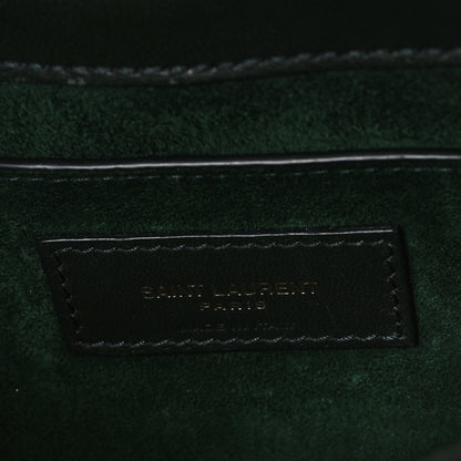 Saint Laurent Lambskin Quilted Le 57 Diamond Shoulder Bag Vert Fonce 6 of 11