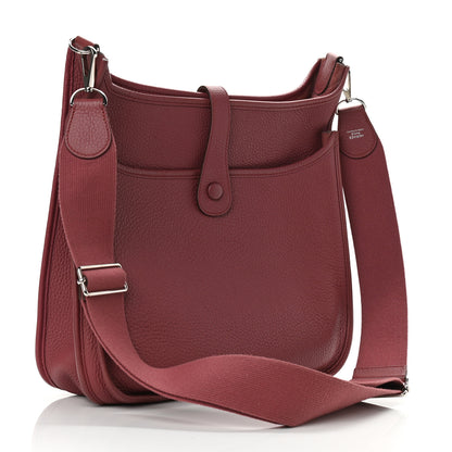 Hermes Taurillon Clemence Evelyne III GM Bois de Rose 3 of 10