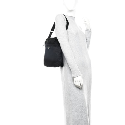 Prada Tessuto Nylon Messenger Bag Black 2 of 10