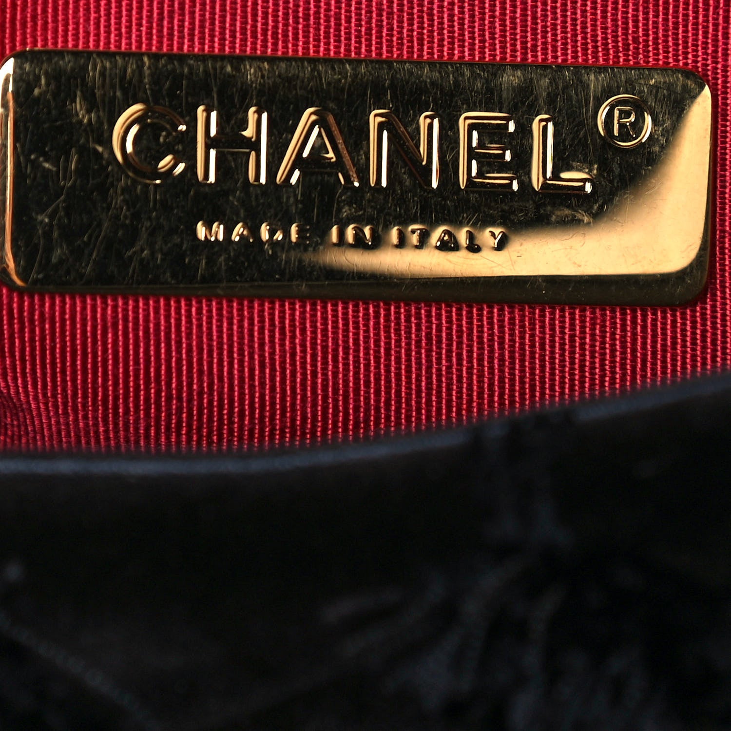 Chanel Cotton Canvas Quilted Medium Chanel 19 Flap Black 6 of 11