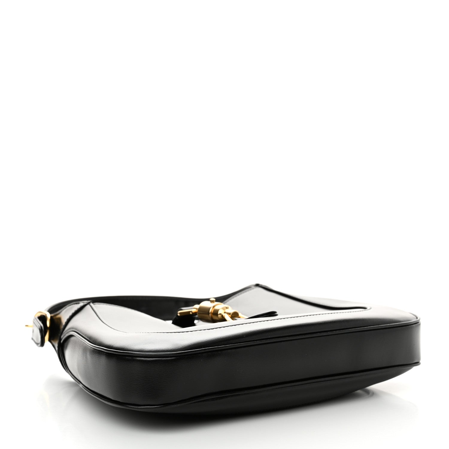 Gucci Boarded Dyana Lux Calfskin Small Jackie 1961 Hobo Black 4 of 11