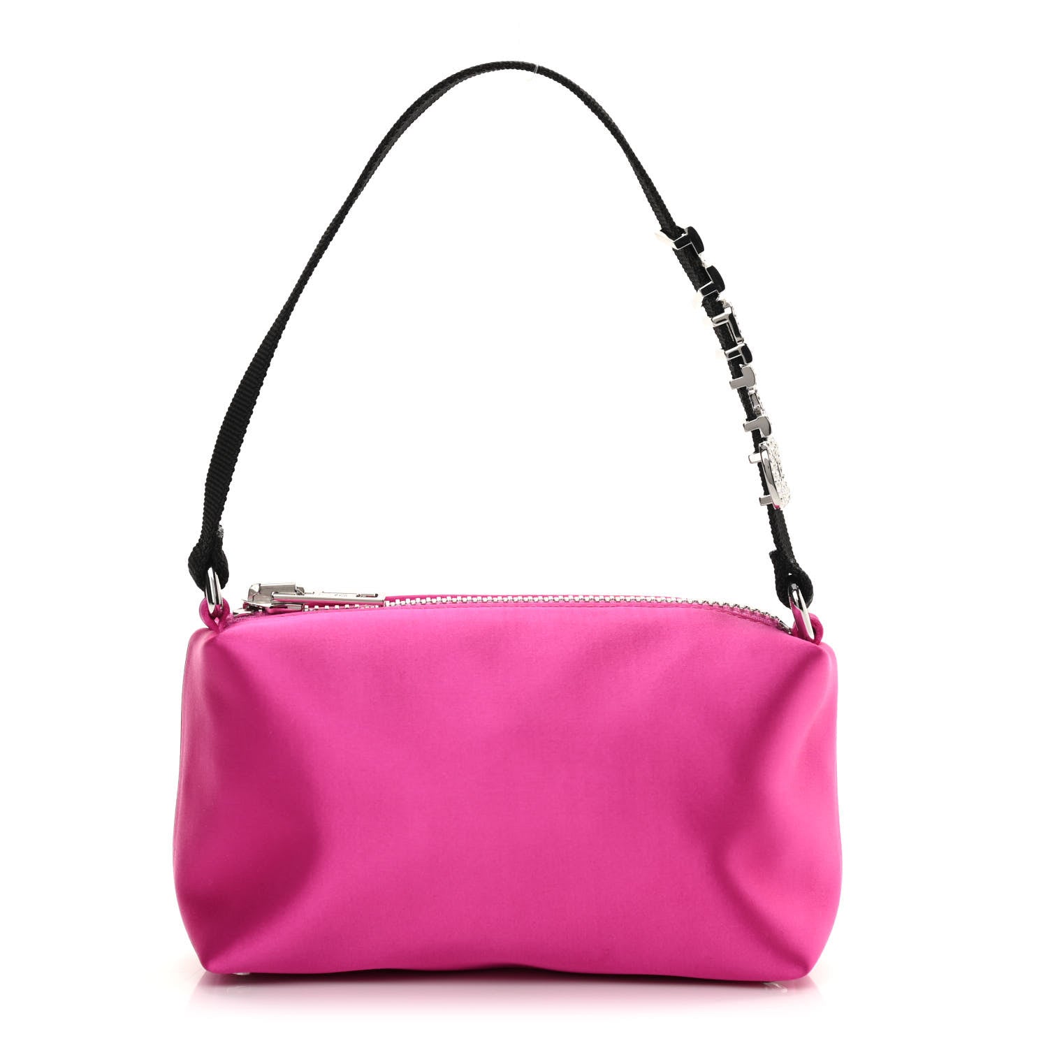 Alexander Wang Satin Crystal Heiress Pouch Pink 1 of 12