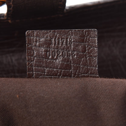 Gucci Monogram Bamboo Bullet Bag Dark Brown 7 of 14