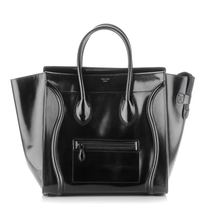 Celine Spazzolato Calfskin Small Luggage Black 1 of 7