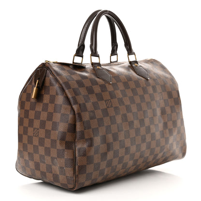 Louis Vuitton Damier Ebene Speedy 35 3 of 15
