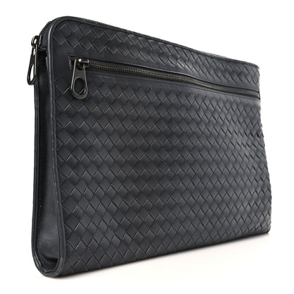 Bottega Veneta Nappa Intrecciato Document Case Grey 3 of 9