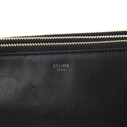 Celine Lambskin Small Trio Crossbody Bag Black 10 of 14
