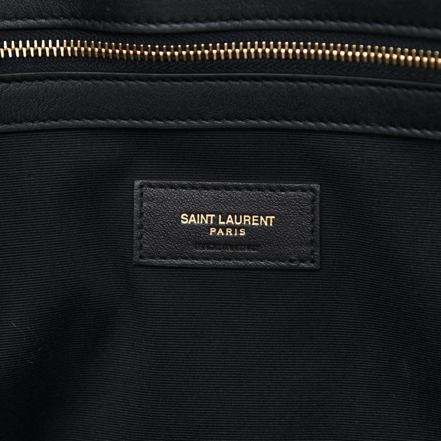 Calfskin Large Manhattan Shopper Tote Black