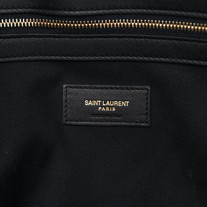 Saint Laurent Calfskin Large Manhattan Shopper Tote Black 5 of 9