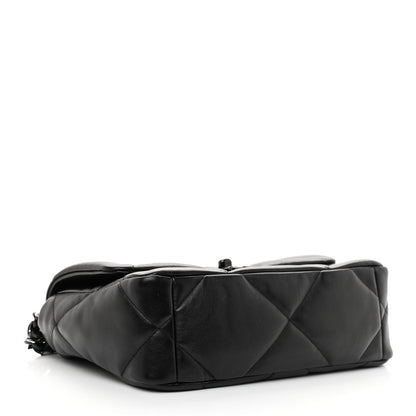 Chanel Lambskin Quilted Medium Chanel 19 Flap So Black 3 of 10