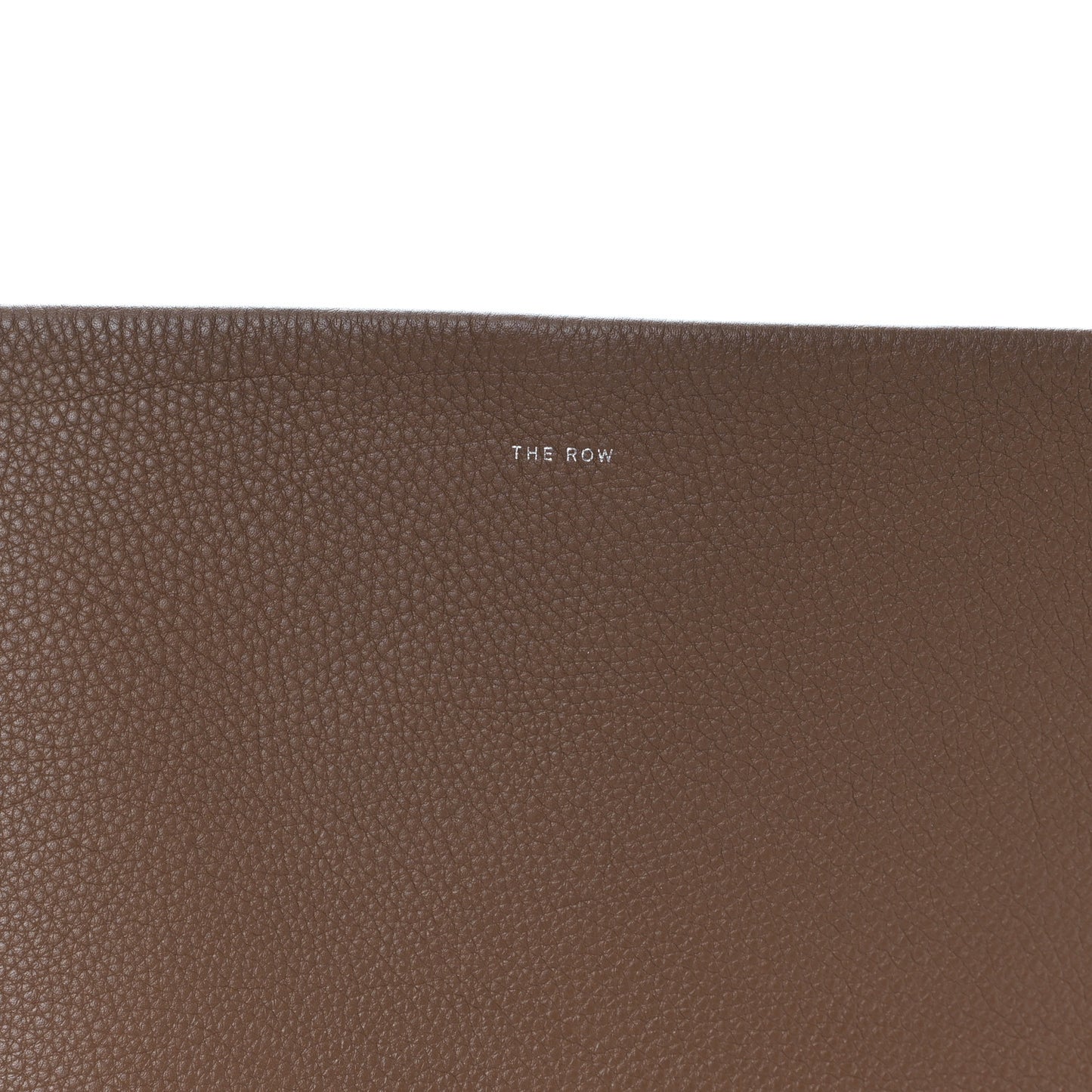 Grained Calfskin Large N/S Park Tote Dark Taupe