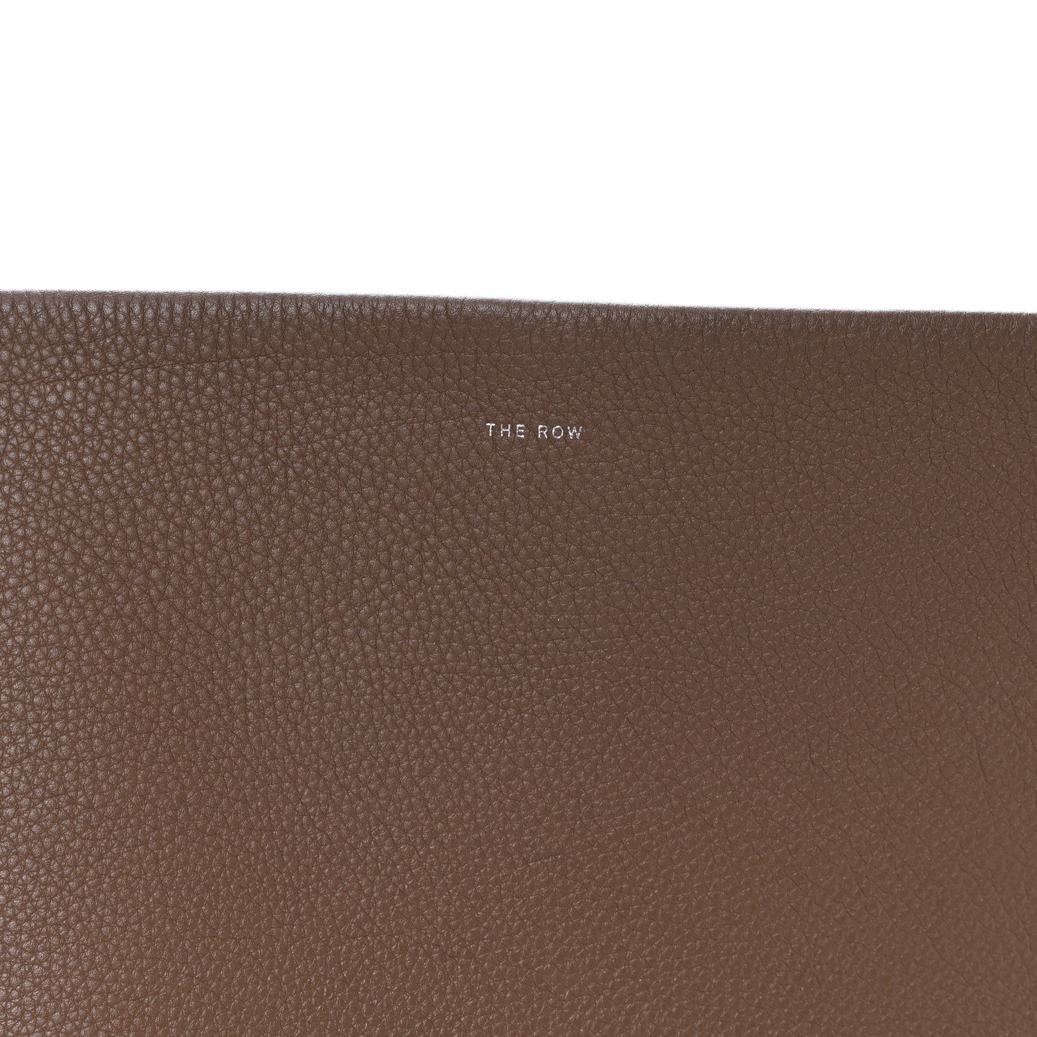 The Row Grained Calfskin Large N/S Park Tote Dark Taupe 7 of 10