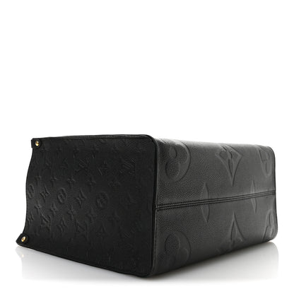 Louis Vuitton Empreinte Monogram Giant Onthego MM Black 4 of 10
