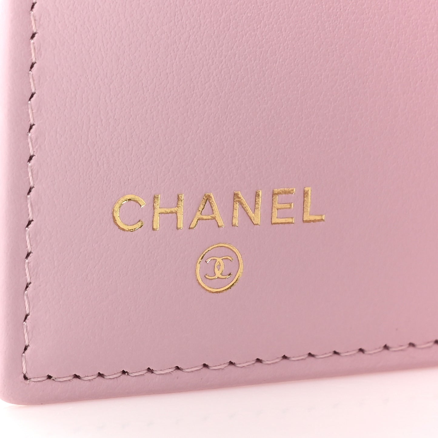 Caviar Quilted Medium Flap Wallet Light Pink