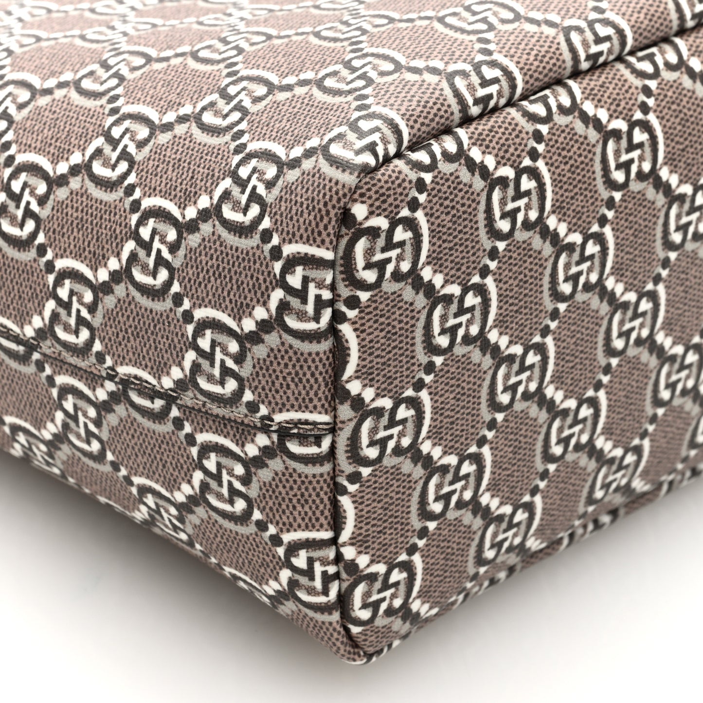 GG Shadow Monogram Super Mini Ophidia Shoulder Bag Taupe