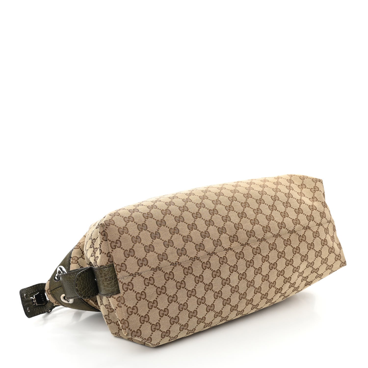 Gucci Monogram Bamboo Bar Medium Tote Olive 3 of 12