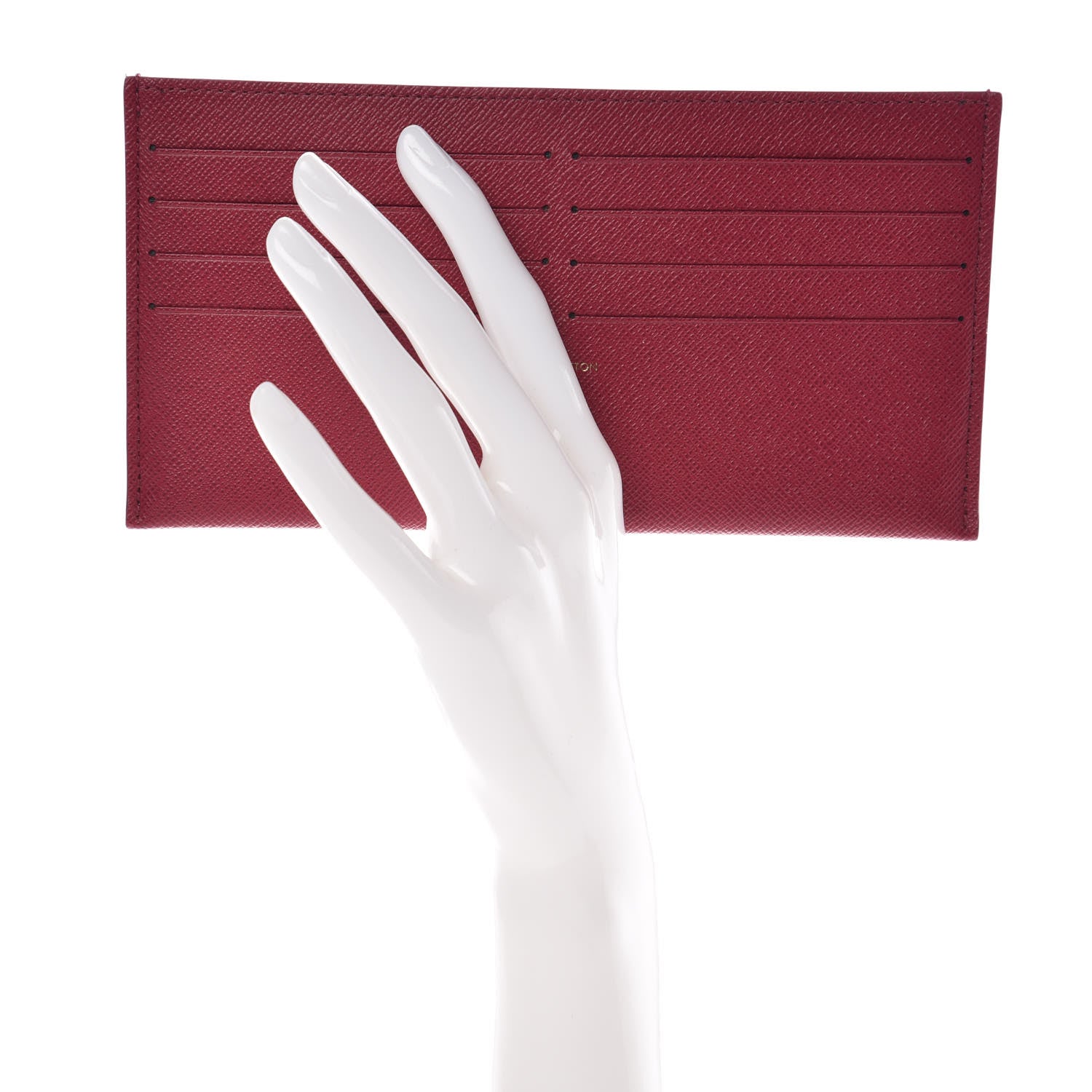 Louis Vuitton Calfskin Felicie Card Holder Insert Fuchsia 2 of 6