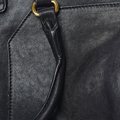 Saint Laurent Sheepskin Small Cabas ChYc Black 9 of 17