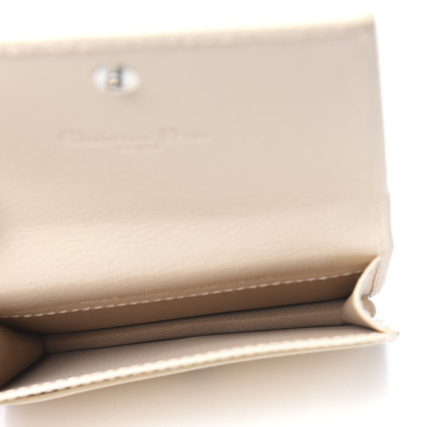 Christian Dior Monogram Vintage Flowers Card Holder Beige 5 of 7