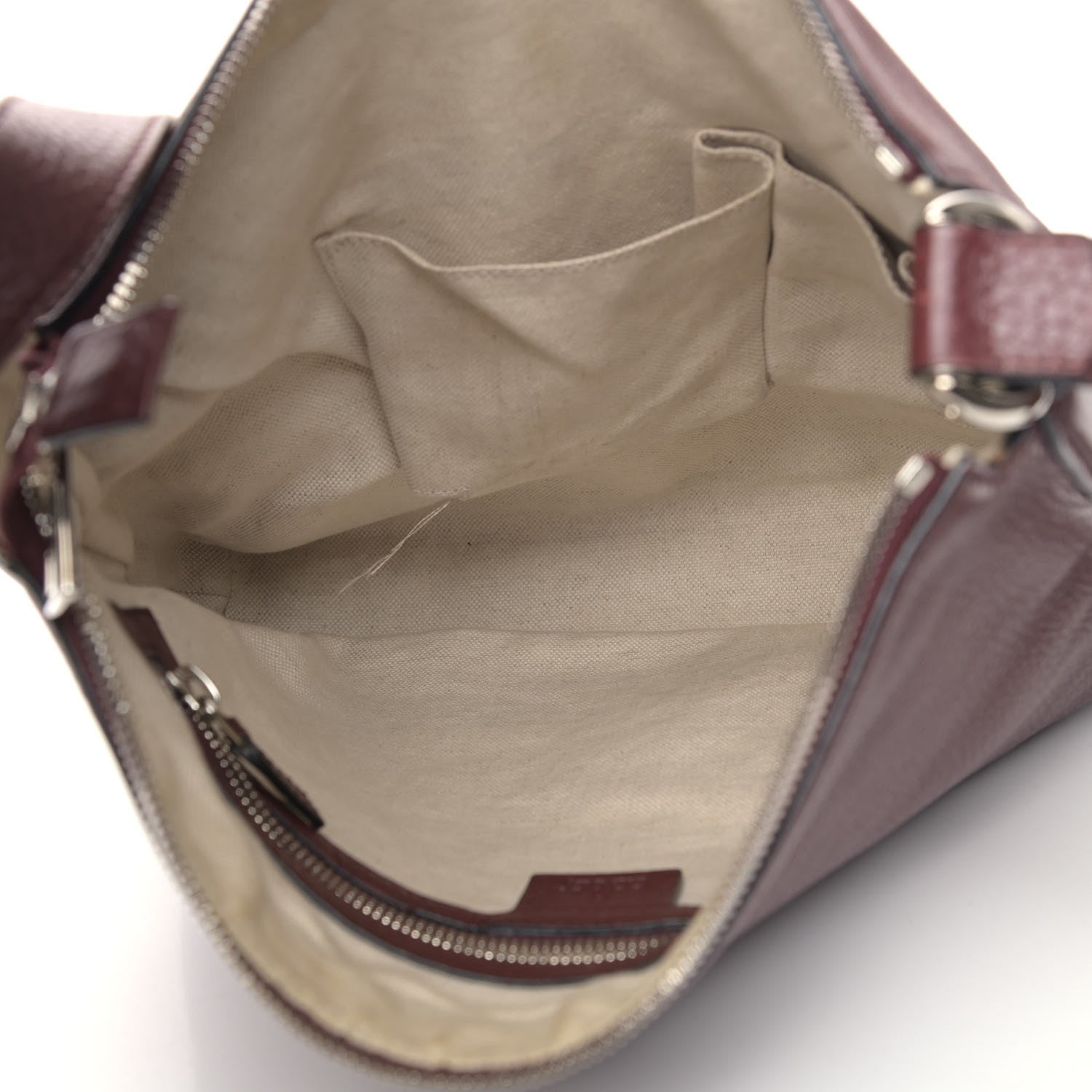 Gucci Pebbled Calfskin Medium Soho Messenger Bag Bordeaux 4 of 14