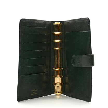 Louis Vuitton Taiga Medium Ring Agenda Cover Epicea 5 of 11