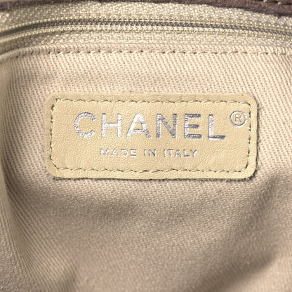Chanel Suede Calfskin Ultimate Stitch Hobo Light Grey 6 of 13