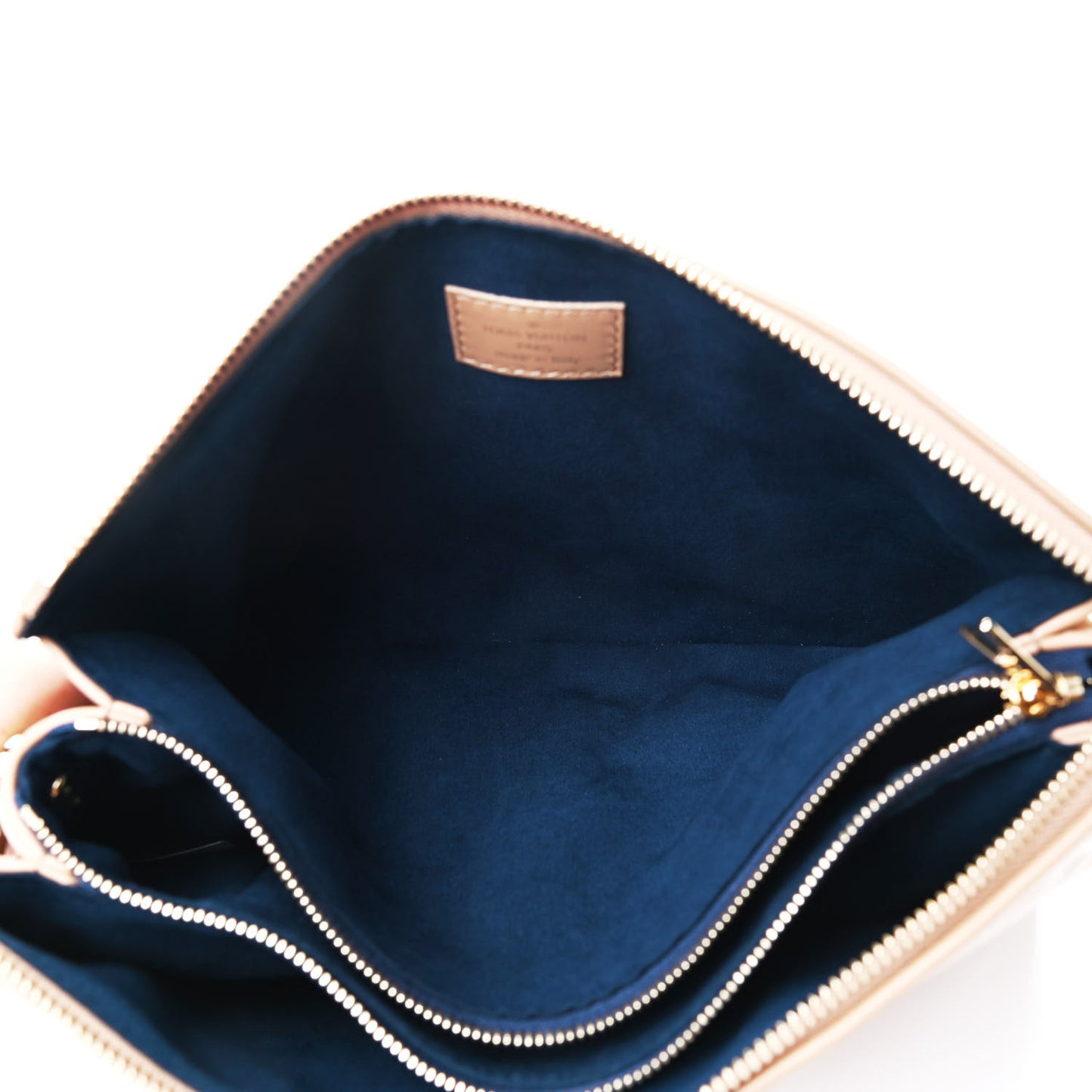 Lambskin Embossed Monogram Coussin PM Camel