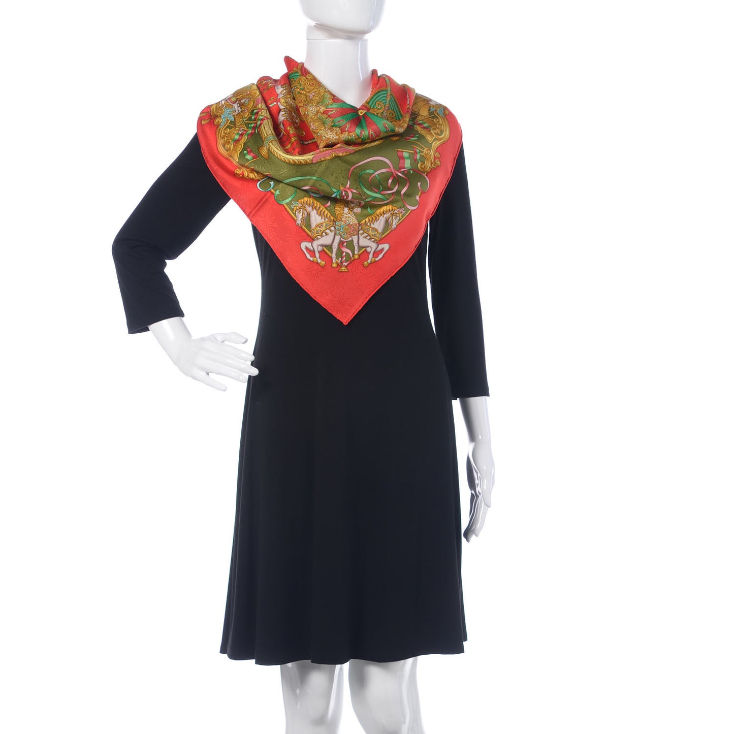 Silk Luna Park Scarf 90