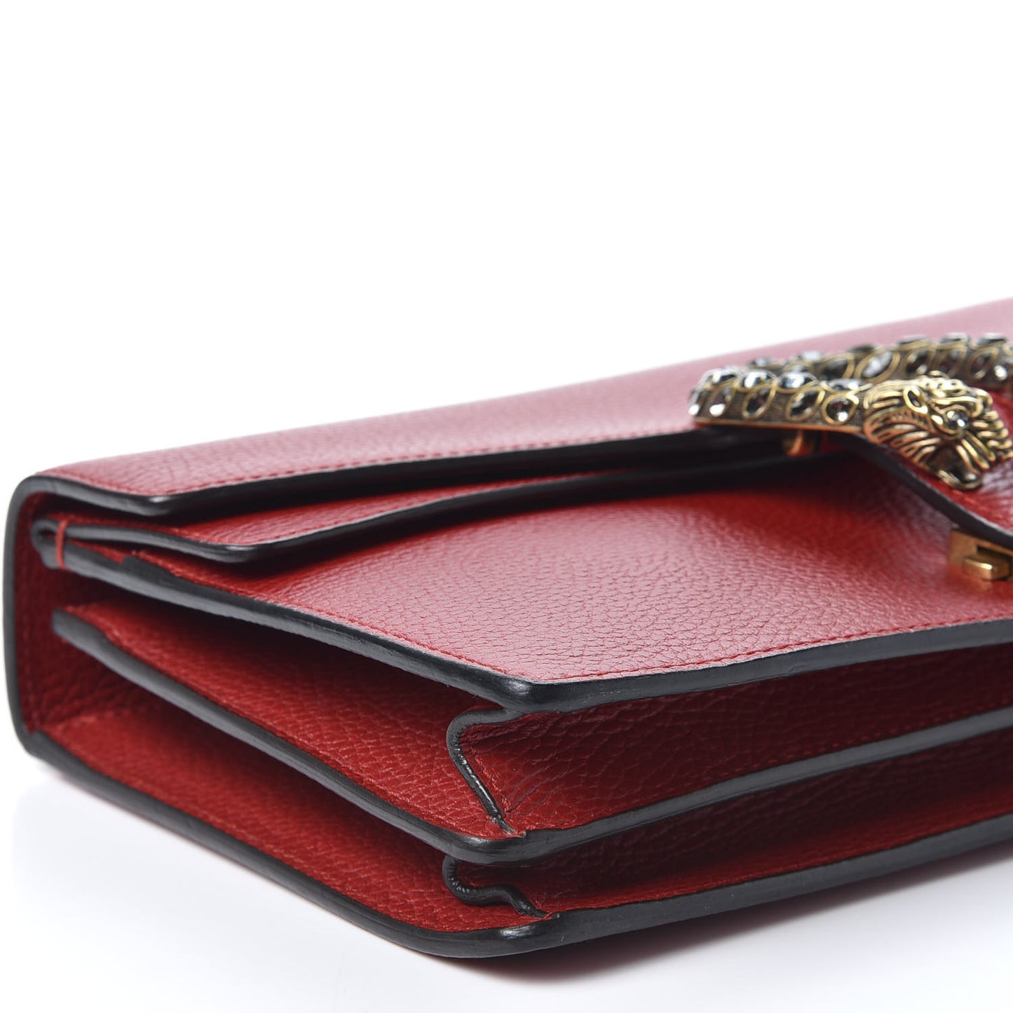 Dollar Calfskin Swarovski Crystal Small Dionysus Shoulder Bag Hibiscus Red