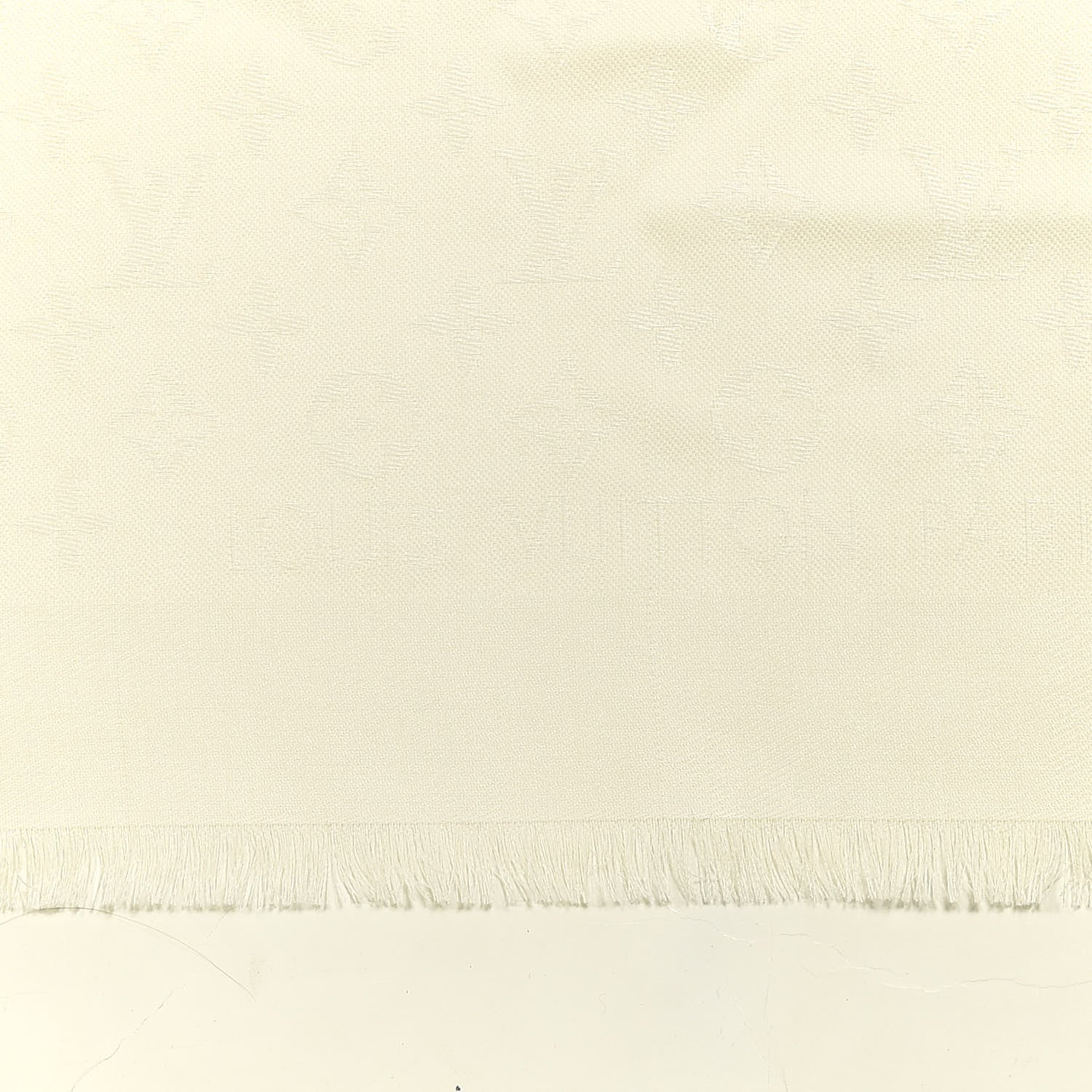 Louis Vuitton Silk Wool Monogram Shine Shawl Beige 2 of 4
