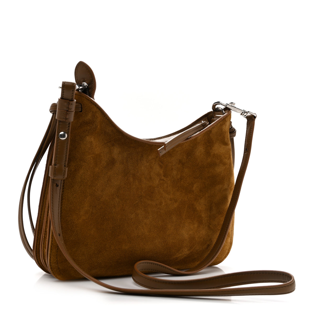 Phoebe Philo Suede Small Gig Bag Toffee 3 of 10