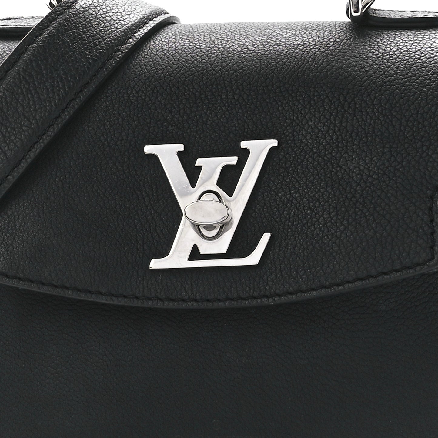 Calfskin Lockme Ever Mini Black
