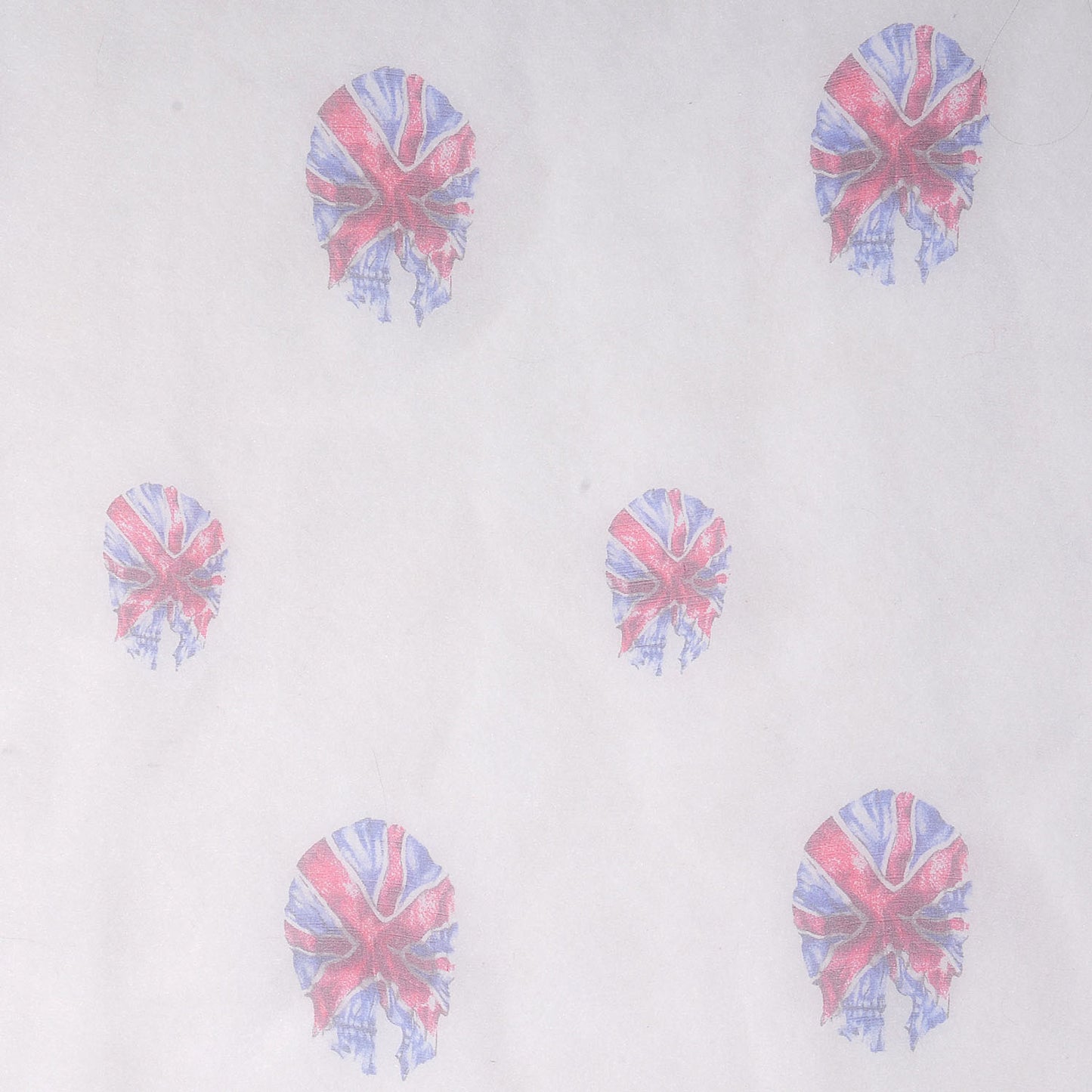 Silk Chiffon Britannia Skull Scarf