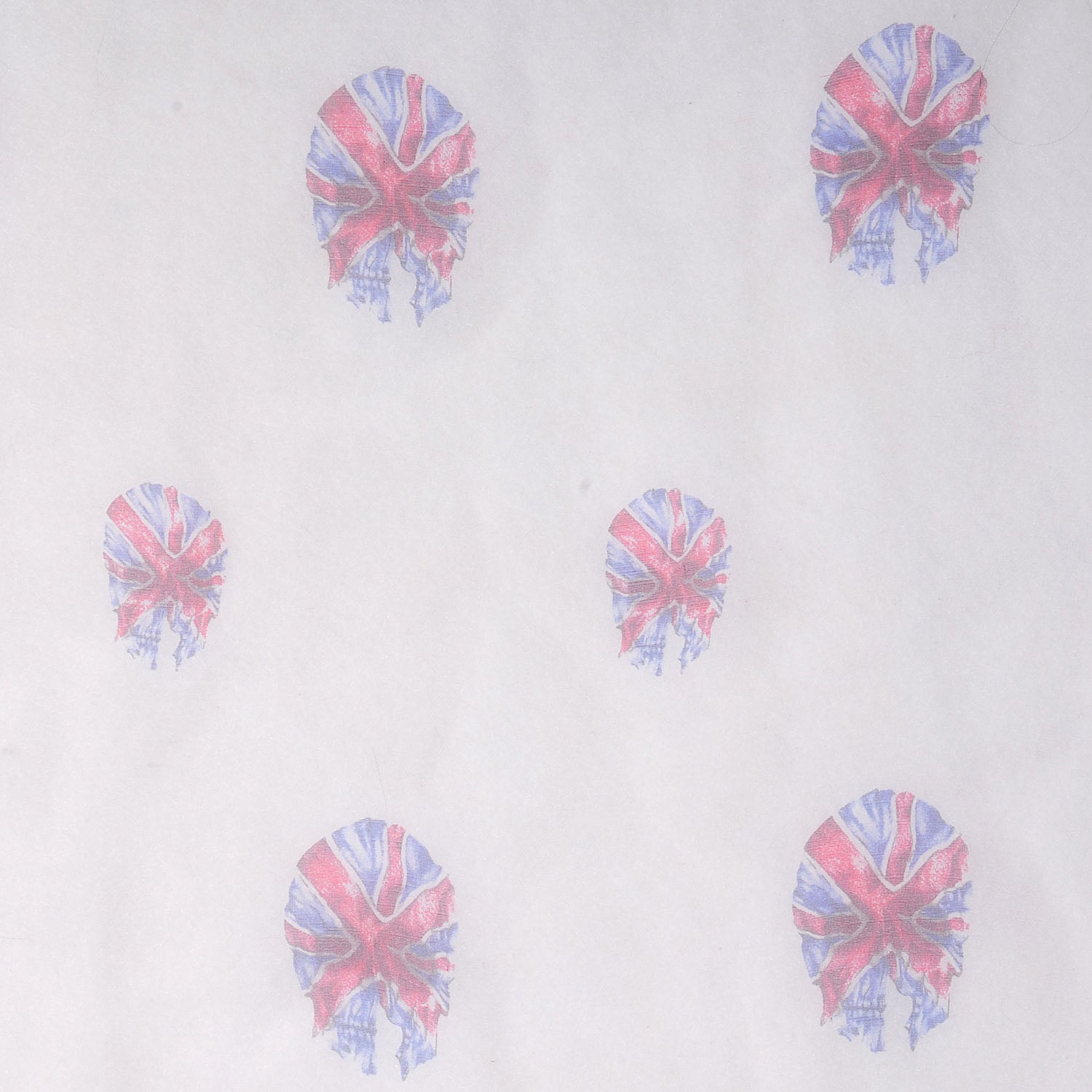 Alexander McQueen Silk Chiffon Britannia Skull Scarf 3 of 5