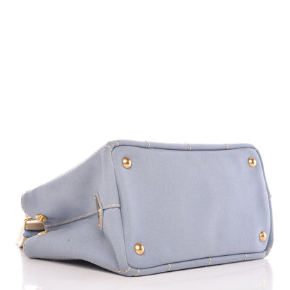 Prada Canapa Small Logo Tote Astrale 4 of 12
