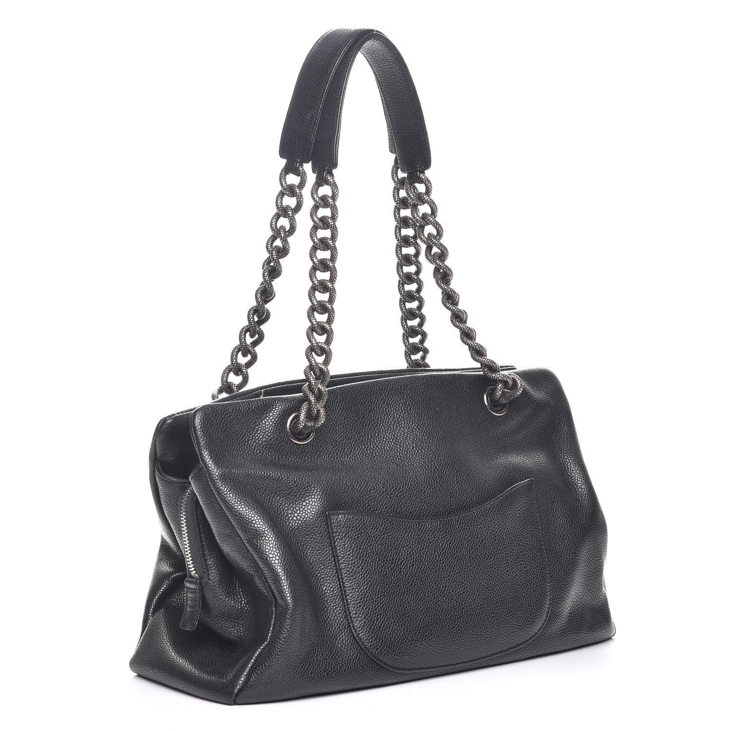 Chanel Caviar 31 Large Tote Dark Grey 3 of 8