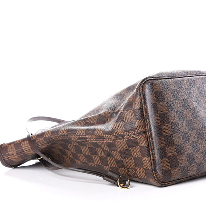 Louis Vuitton Damier Ebene Neo Neverfull MM Rose Ballerine 12 of 13