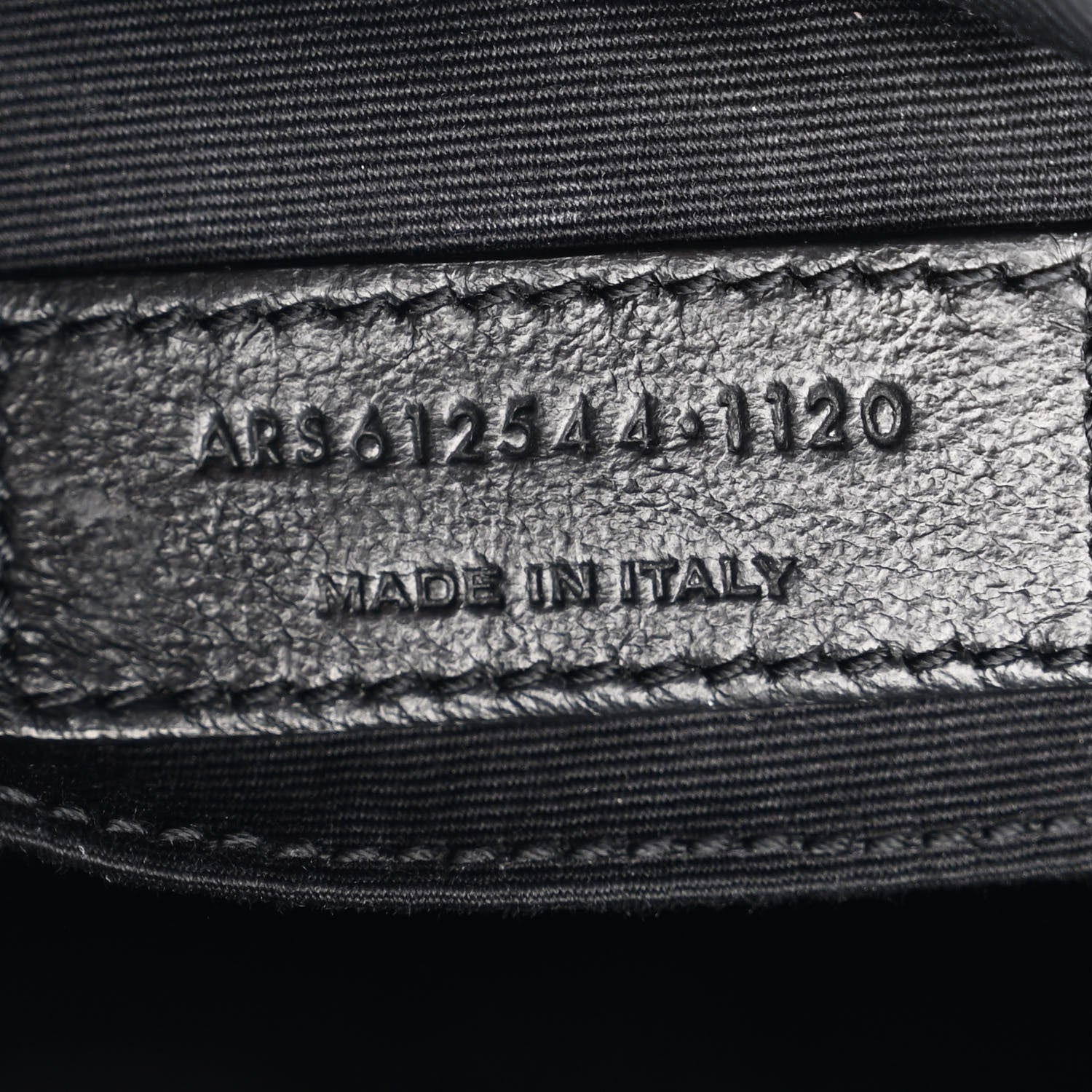 Saint Laurent Calfskin Matelasse Monogram Lou Camera Bag Black 7 of 11