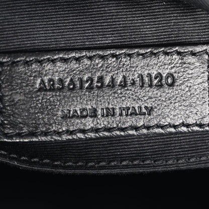 Saint Laurent Calfskin Matelasse Monogram Lou Camera Bag Black 7 of 11
