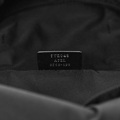 Fendi Nylon Calfskin Bad Bug Pouch Pocket Backpack Black Rosso 7 of 11