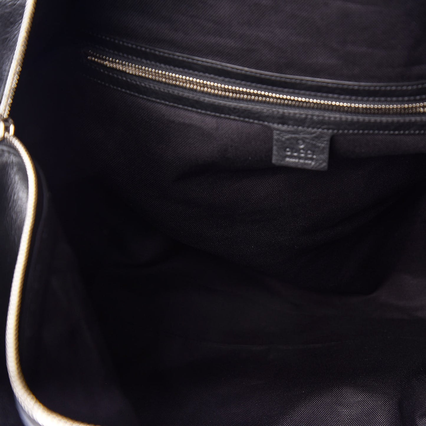 Soft Calfskin Large GG Top Handle Duffle Black