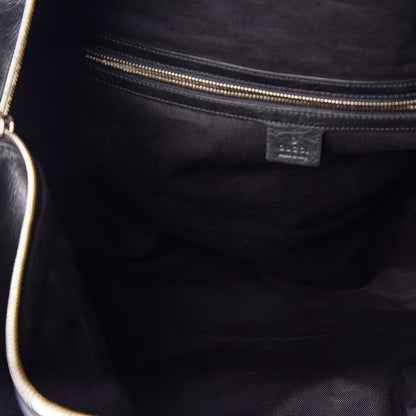 Gucci Soft Calfskin Large GG Top Handle Duffle Black 4 of 9