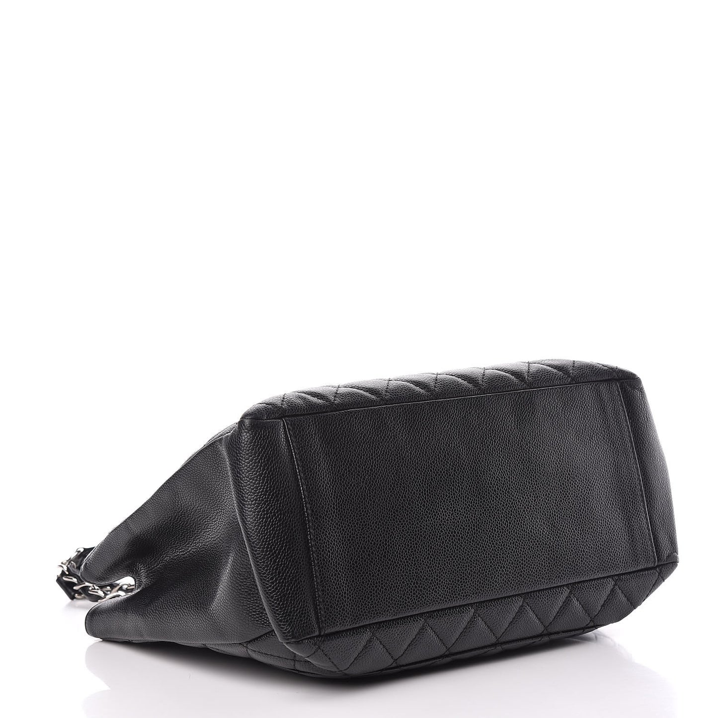 Caviar Quilted Grand Shopping Tote GST Black