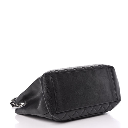 Chanel Caviar Quilted Grand Shopping Tote GST Black 4 of 14