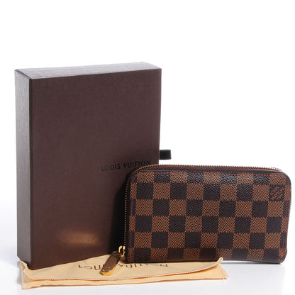 Louis Vuitton Damier Ebene Zippy Compact Wallet 5 of 8