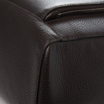 Gucci Pebbled Calfskin Large Briefcase Dark Brown 10 of 10
