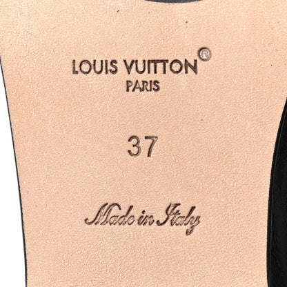 Louis Vuitton Lambskin Soho Flat Loafer 37 Black 8 of 10
