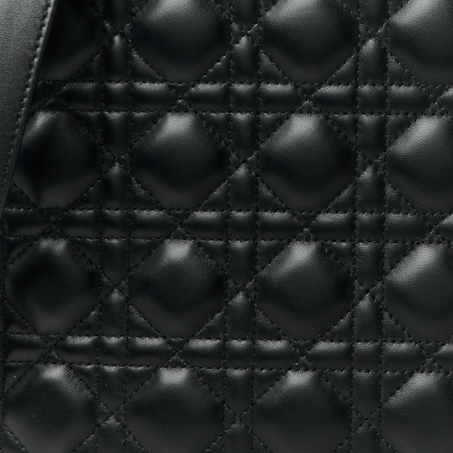 Christian Dior Lambskin Cannage Large Lady Dior Black 8 of 11