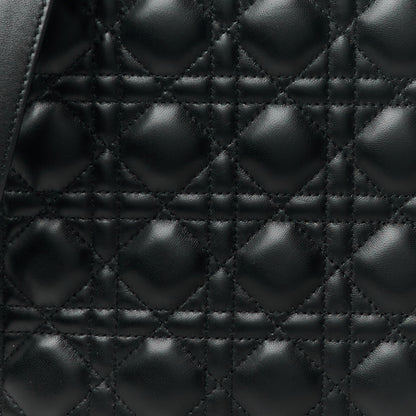 Christian Dior Lambskin Cannage Large Lady Dior Black 8 of 11